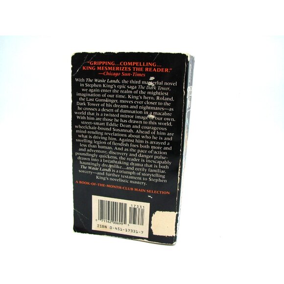 The Waste Lands The Dark Tower III by Stephen King #1 Bestseller Book Paperback - Picture 2 of 8